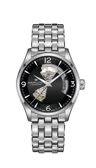 Orologio Hamilton Uomo Jazzmaster Open Heart in Acciaio H32705131 - H32705131